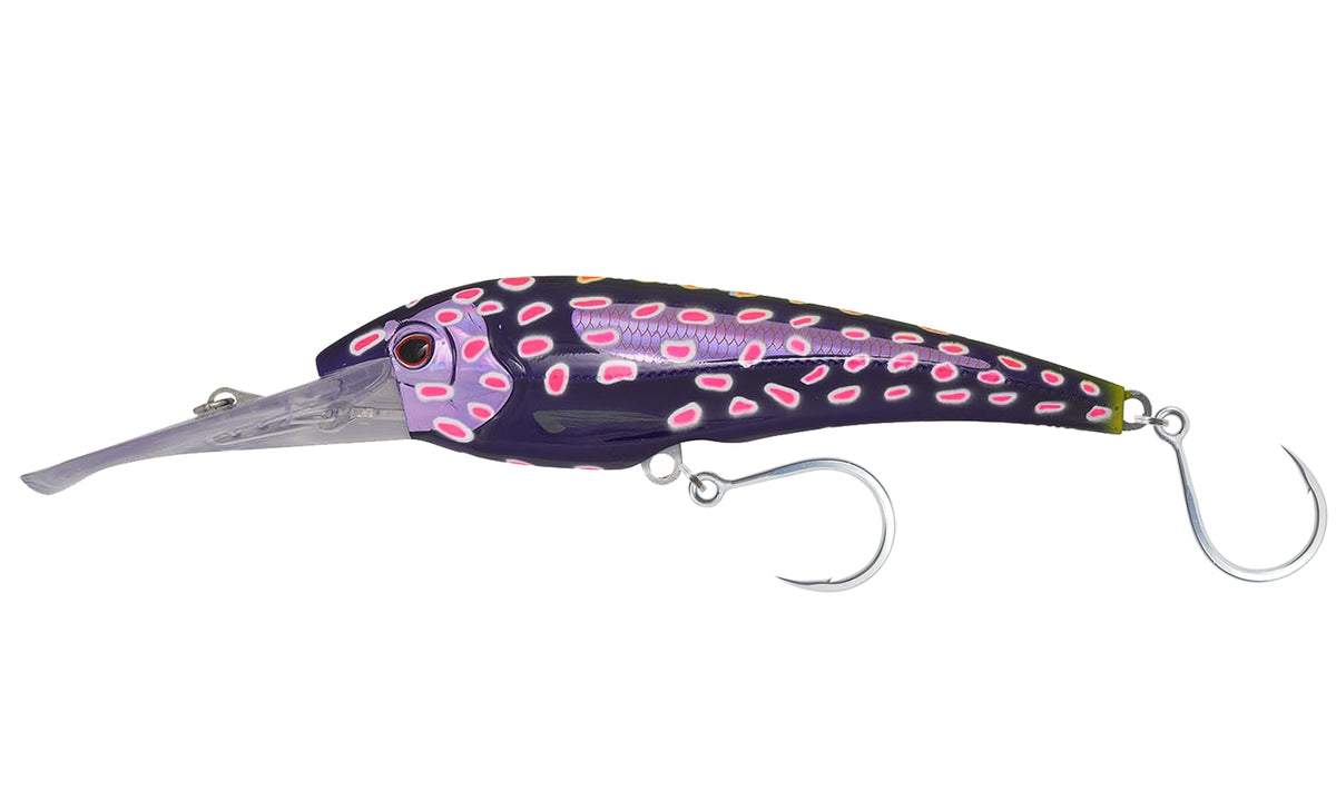 Nomad Design DTX Minnow 200 in action, deep diving lure for big-game tuna.