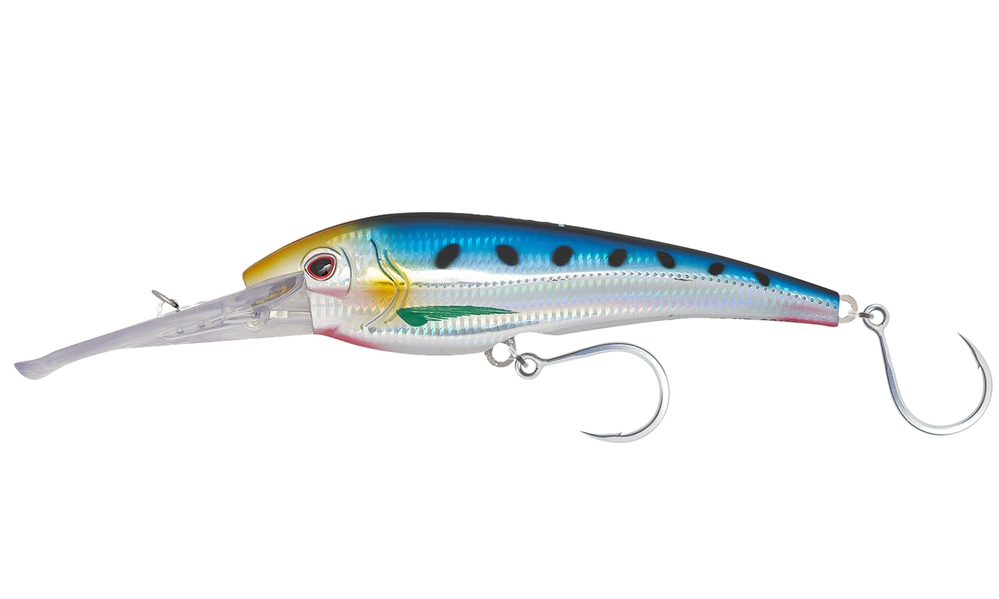 Nomad Design DTX Minnow 200 top view showing lure silhouette for deep-water fishing