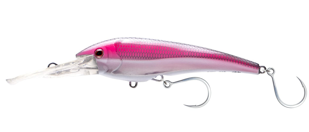 Nomad Design DTX Minnow sinking 125-5 pink chrome for offshore trolling depth control