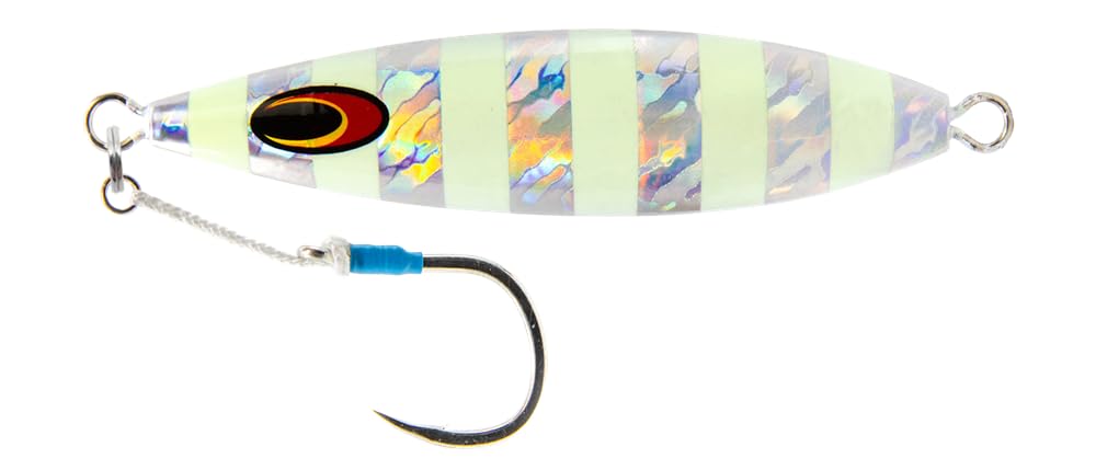 Nomad Design Gypsea Jig teardrop 160g with flutter and flash for bottom-feeding fish