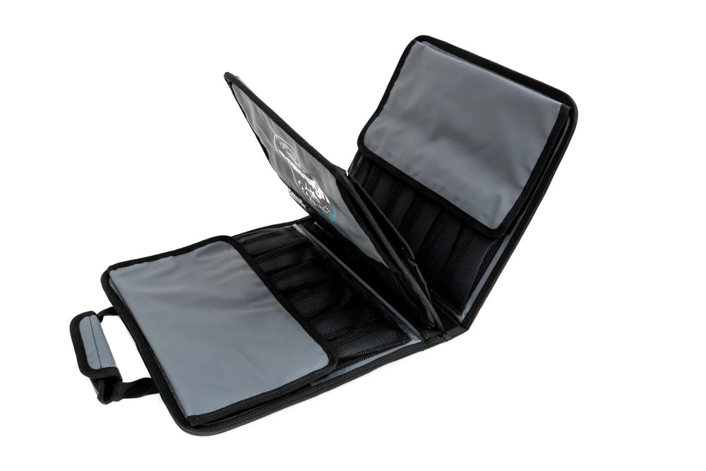 Nomad Design Jig Wallet Insert Sleeve enabling organized access to jigs on the go.