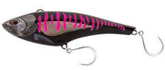 Nomad Design Madmacs 240mm 14oz Black Pink Mackerel trolling lure with BKK hooks