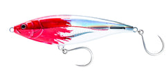 Nomad Design Madscad 150 with fireball red head; boosts casting distance for snook and bass.
