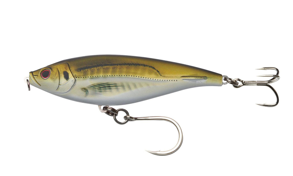 Nomad Design Madscad 190 Autotune lure front view shows rugged saltwater build for tough fisheries.