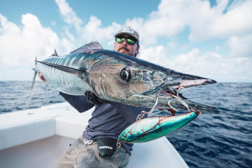 Nomad Design Madscad 190 saltwater trolling action demonstrates lure in motion