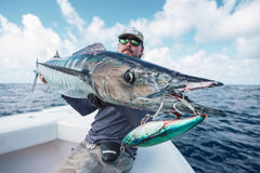 Nomad Design Madscad 190 saltwater trolling action demonstrates lure in motion