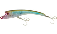 Nomad Design Maverick 90 Aqua Ghost side view highlighting its big-water profile for attracting big fish.