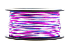 Nomad Design PANDERRA 30lb multicolor line during casting shows Hydroslick coating for smoother long-distance casts.