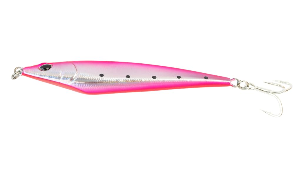 Nomad Design Ridgeback 100 LC pink sardine lure for long casts and erratic action