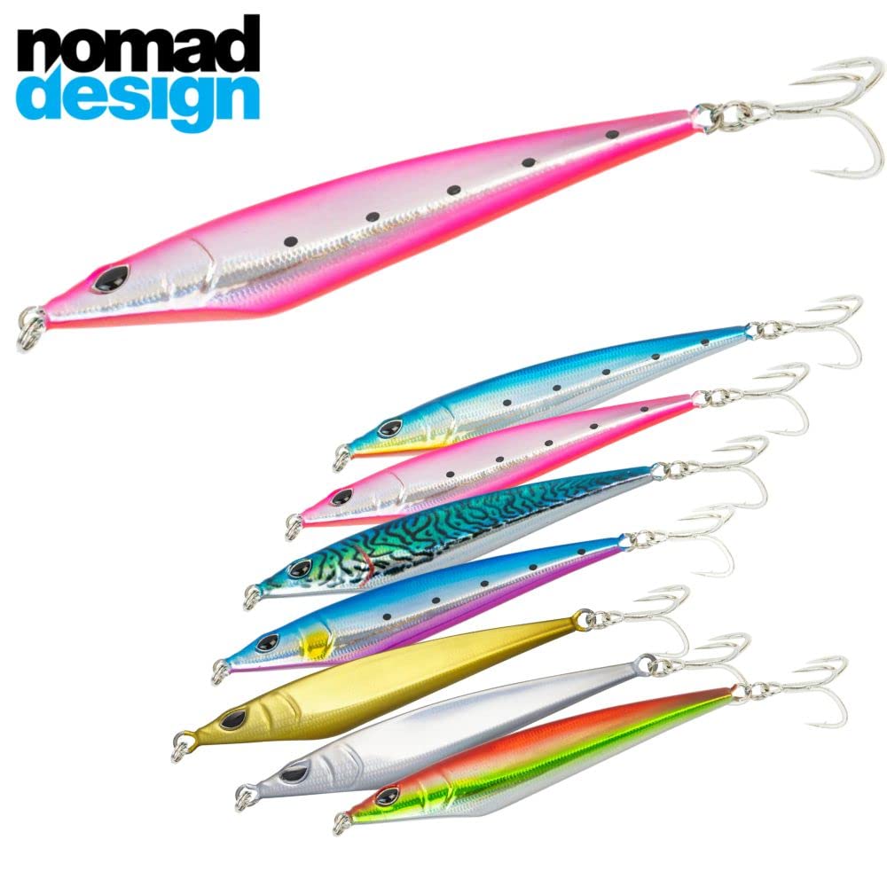 Nomad Design Ridgeback 60 LC lure side profile showing erratic action