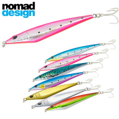 Nomad Design Ridgeback 60 LC lure side profile showing erratic action