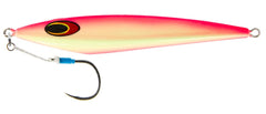 Nomad Design Ridgeback Jig Full Glow Pink 200g for fast, erratic pelagic strikes.