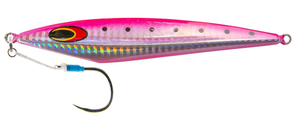 Nomad Design Ridgeback Jig Pink Sardine for erratic action attracting pelagic and bottom fish