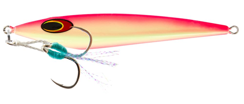 Nomad Design Ridgeback Jig with angled head for erratic sideways darts, ideal for slow-pitch and fast jigging