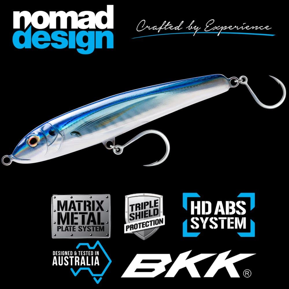 Nomad Design Riptide 125 side-to-side action for precise walk-the-dog retrieves.