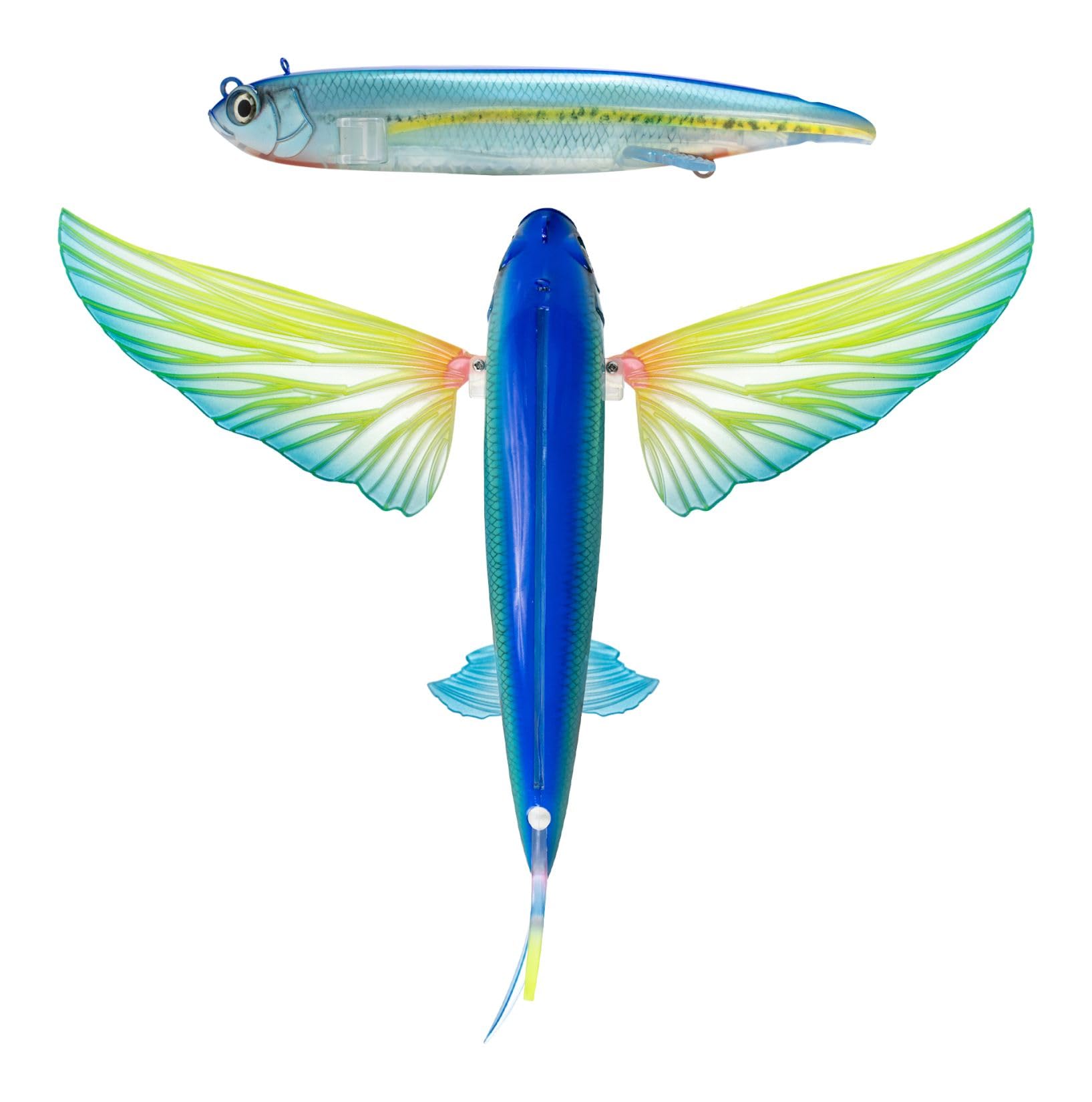 Nomad Design Slipstream 200 Flying Fish 8" Floating Lure Ahi Ghost