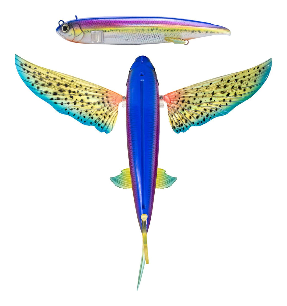 Nomad Design Slipstream 280 Sun Spot flying fish lure for surface trolling