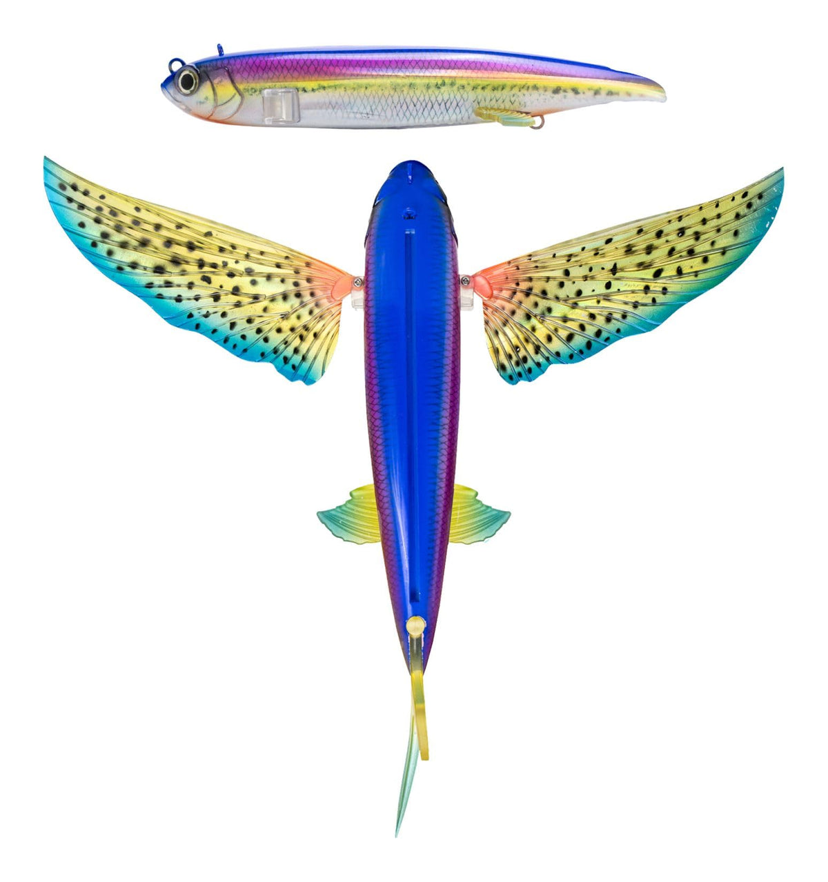 Nomad Design Slipstream 280 Sun Spot flying fish lure for surface trolling