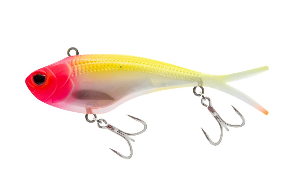Nomad Design Vertrex Swim 95 Vibe lure, side view, lifelike action for casting and vertical retrieves.