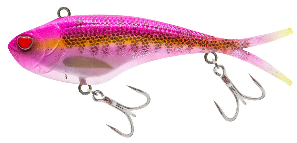 Nomad Design Vertrex Swim Vibe Inshore Purple Bandit 75mm, lifelike action for casting and vertical retrieves