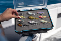Nomad Design Vibe storage box sturdy latches ensure secure closed transport