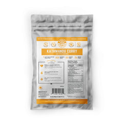 Nomad Nutrition Kathmandu Curry pack ready to rehydrate for a quick, protein-packed outdoor meal on trail