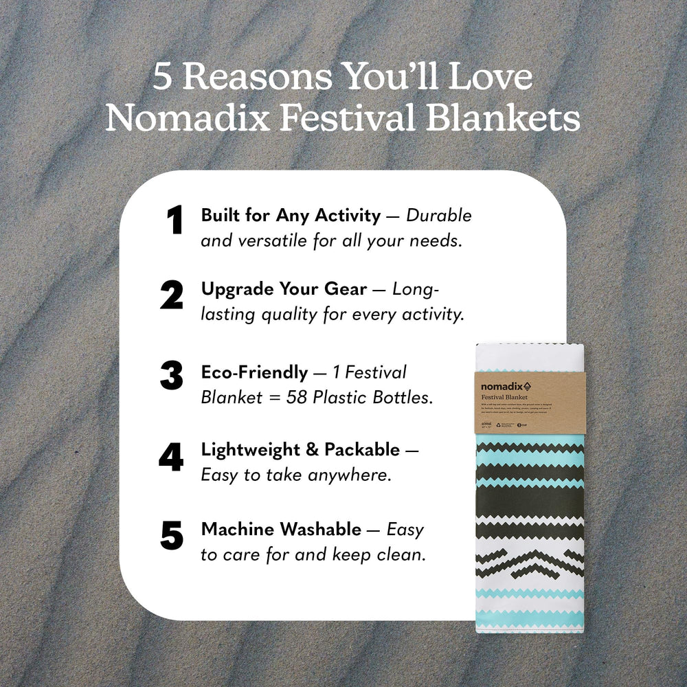 Nomadix Festival Blanket lightweight and packable for travel
