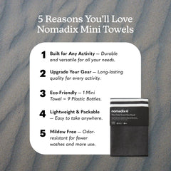 Nomadix Mini Towel golf-green showcases absorbent, quick-dry comfort on the course.