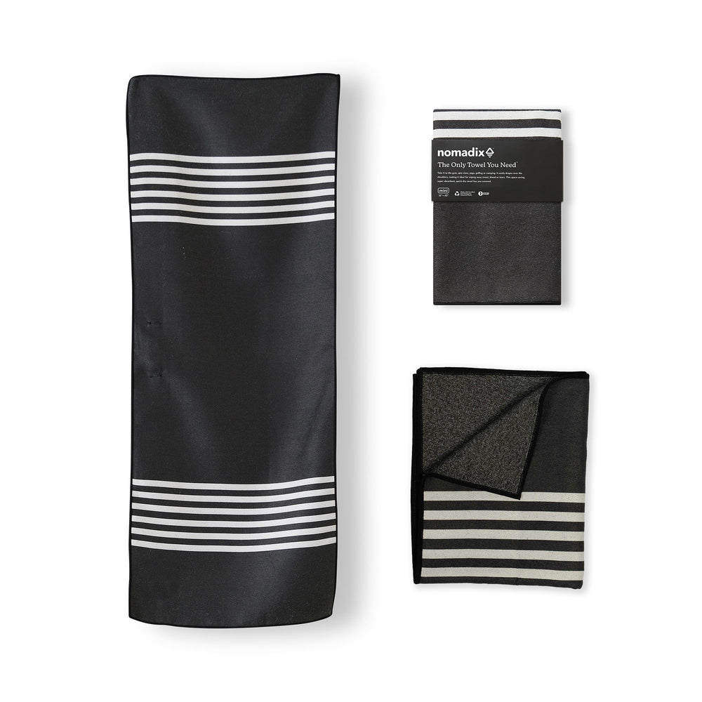 Nomadix Mini Towel gym-use demonstrates quick-dry, high absorbency for workouts.