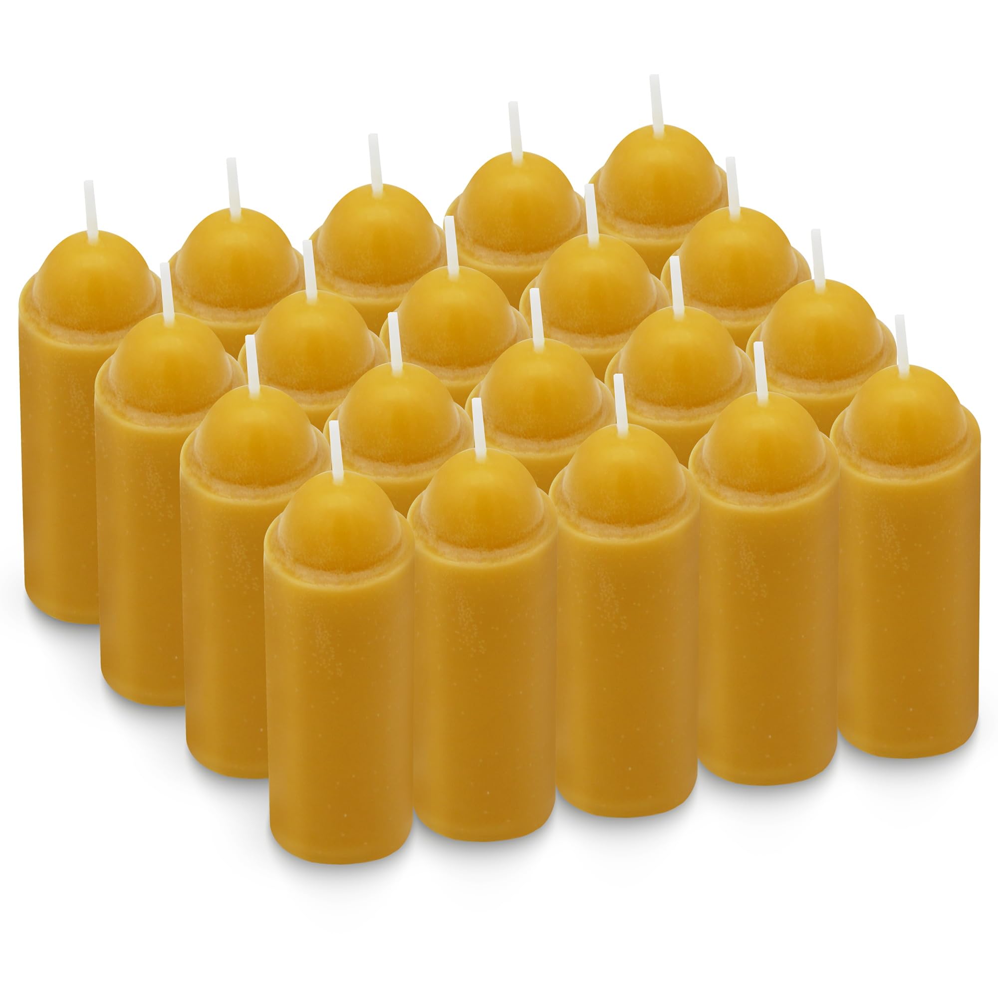 NOMFIX 15-hour beeswax candle, 3.5-inch, lantern-ready for clean burn.
