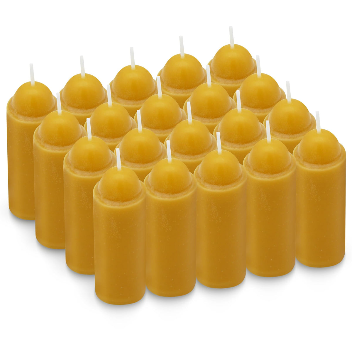 NOMFIX 15-hour beeswax candle, 3.5-inch, lantern-ready for clean burn.