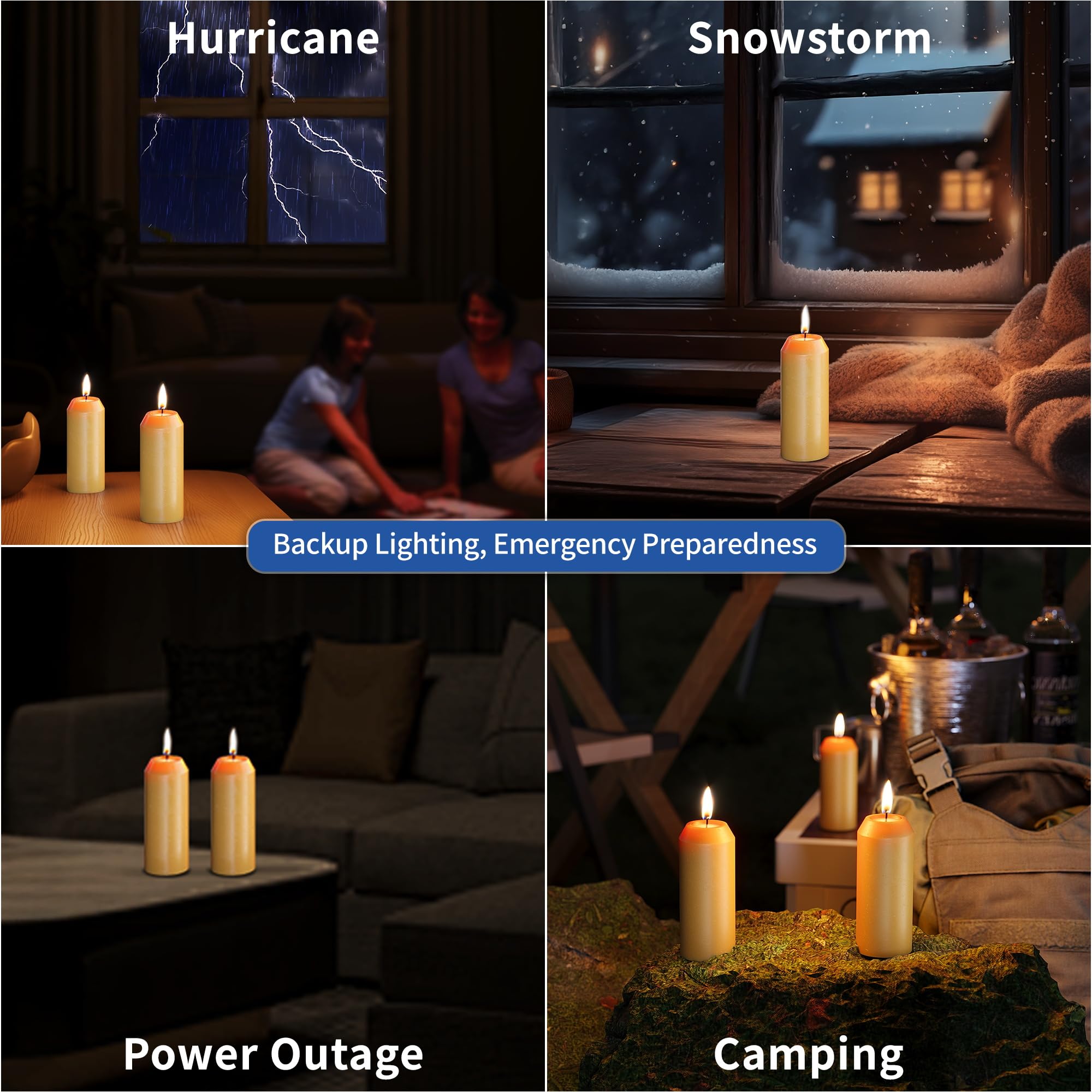 NOMFIX 3in bulk candle offers compact emergency lighting.