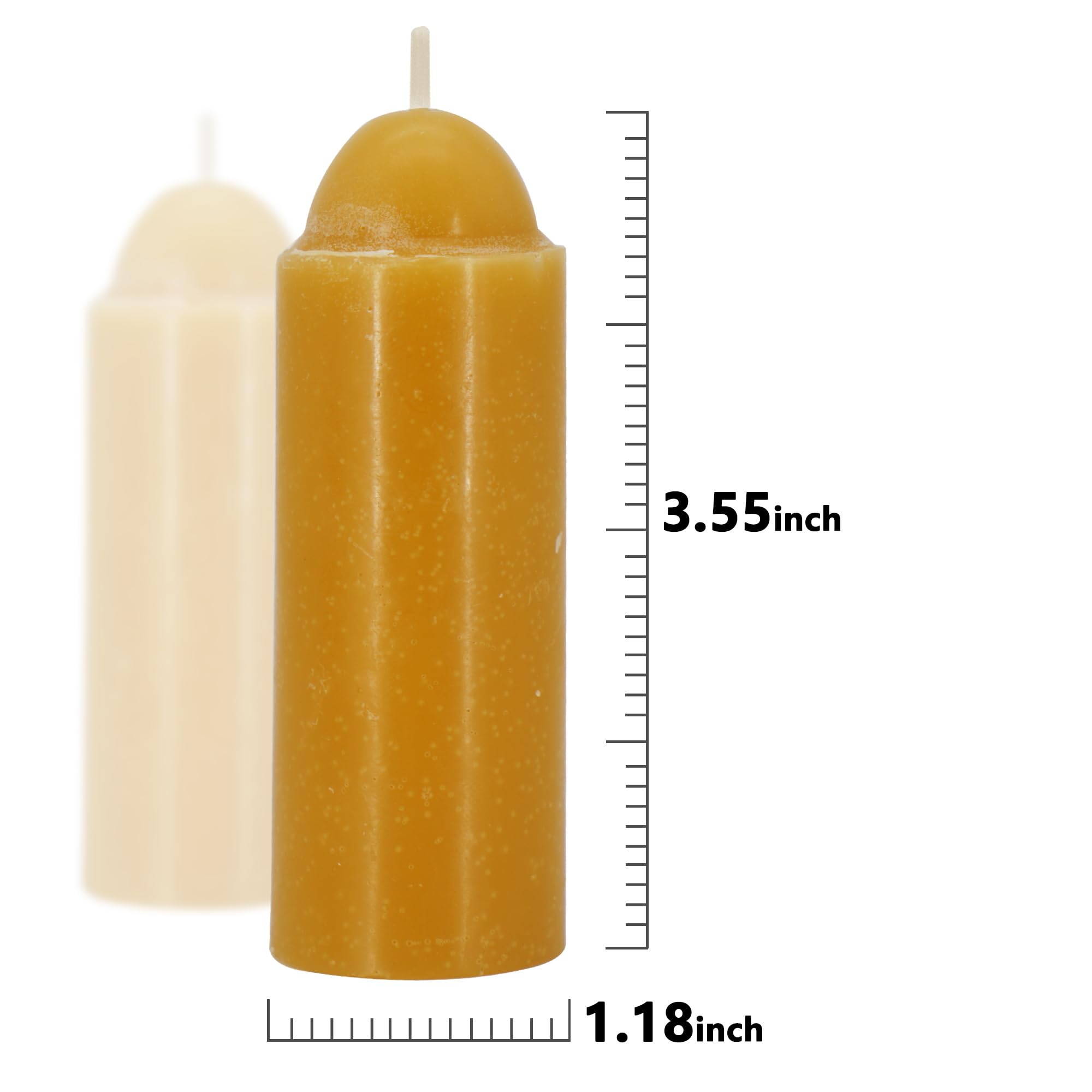 NOMFIX 20-pack beeswax candles for emergencies and camping.