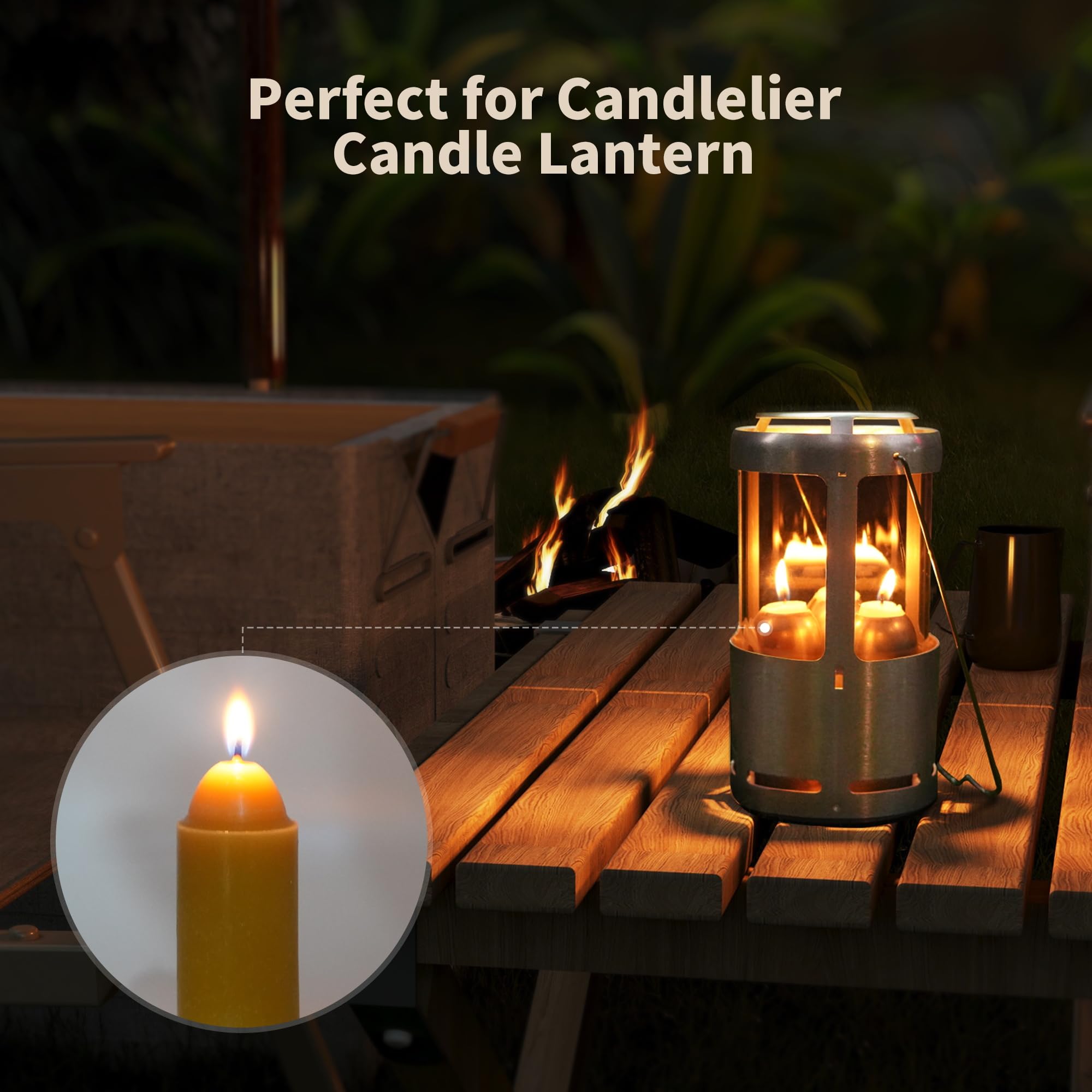 NOMFIX smokeless beeswax candle reduces soot during use.