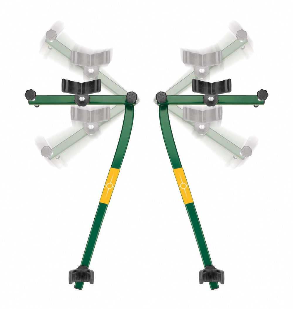 Over-molded supports protect firearm finishes