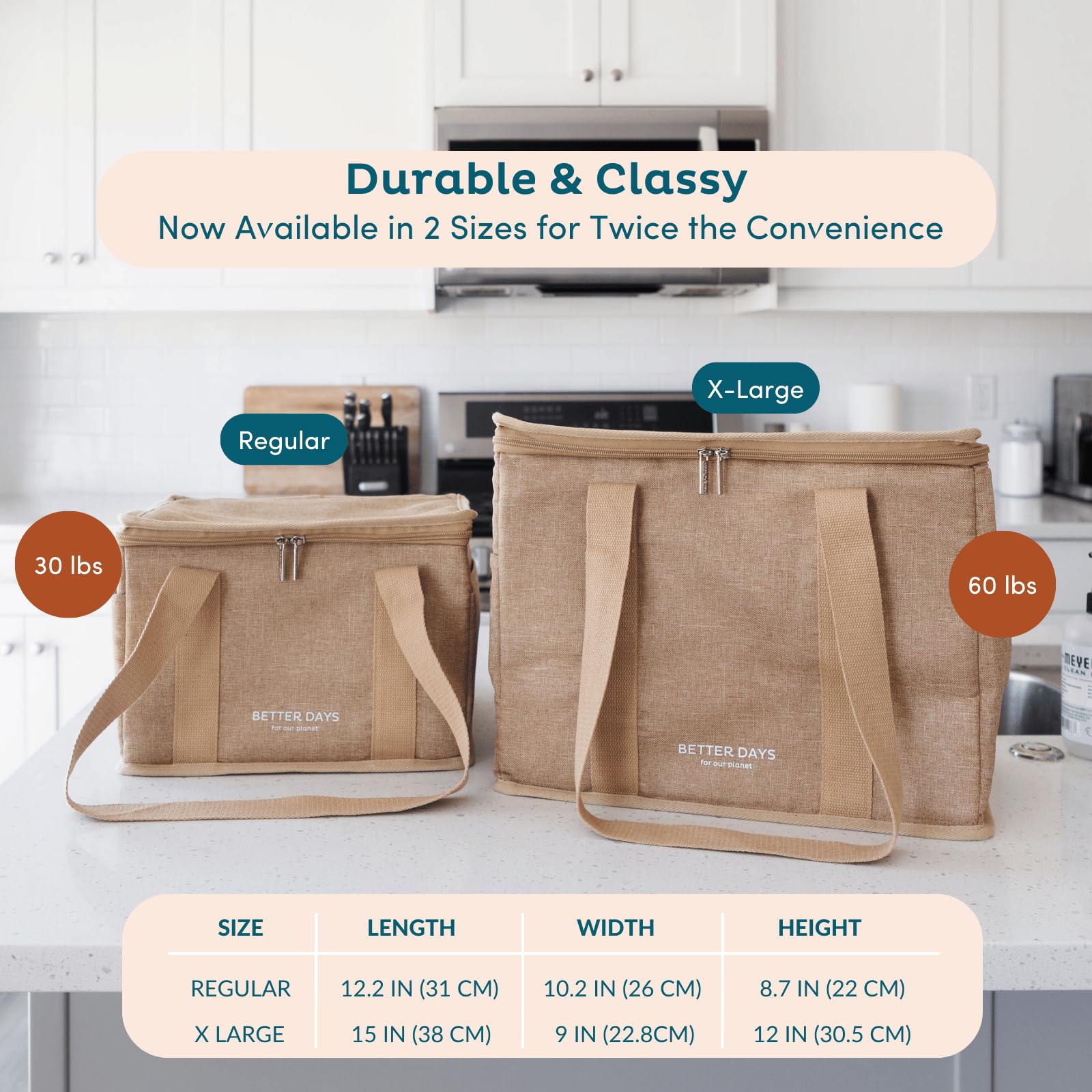 Nook Theory eco-friendly tote reduces reliance on single-use plastics.