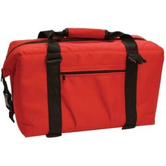 Norchill Voyager Red 12-can front view, durable cooler for outdoor trips.