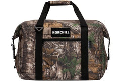 NorChill 48 Can Cooler side pocket close-up showing convenient storage for keys and gear