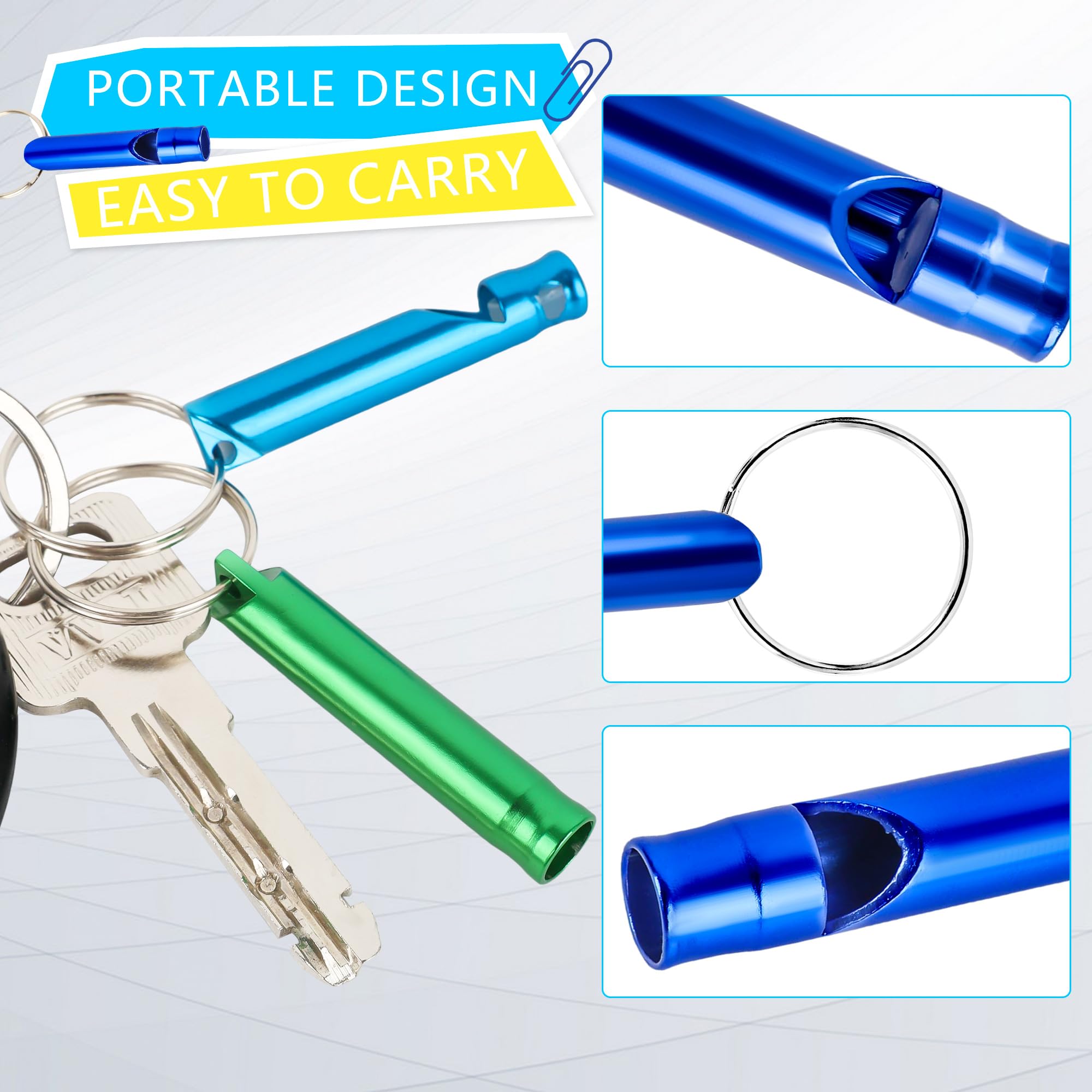 Norcoin whistle available in nine colors for easy gear matching