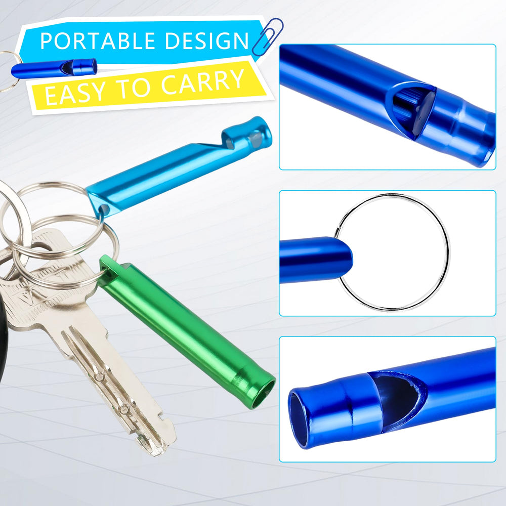 Norcoin whistle available in nine colors for easy gear matching