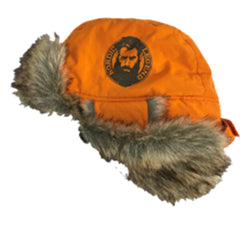 Nordic Legend Aurora Series ice fishing hat back view showcasing plush inner lining for comfort