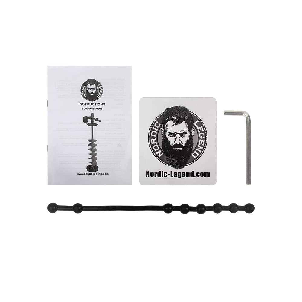 Nordic Legend spare blades set included for quick replacements.