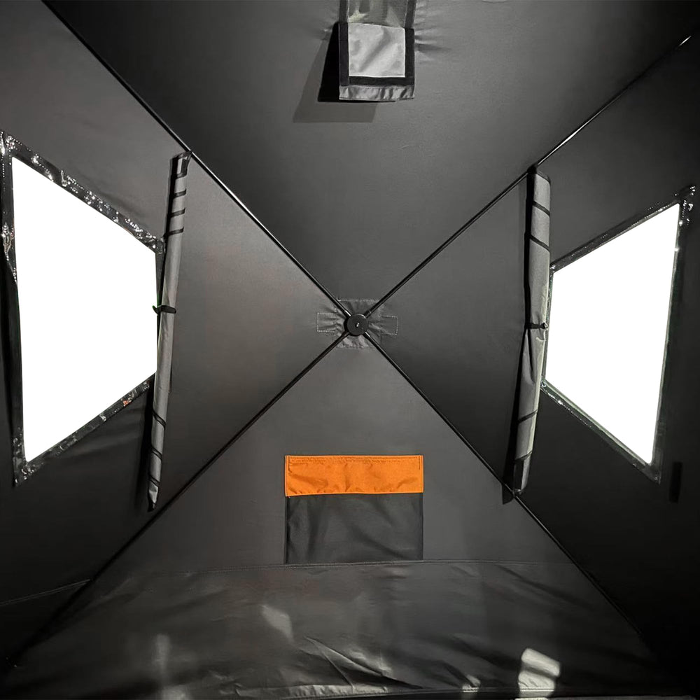 Nordic Legend HARDWATER Shanty hub-to-hub 90x90 supports wide layout