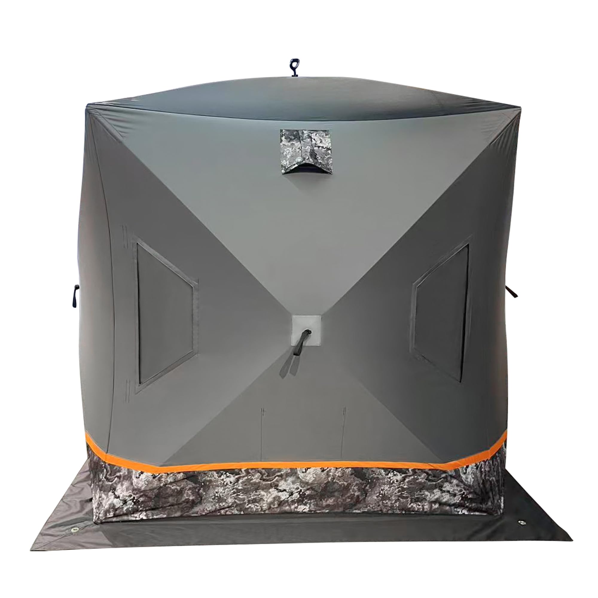 Nordic Legend HARDWATER Shanty 3-man interior showing seating and space