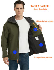 NORDIC OUTLAND jacket pocket layout highlights secure storage for on-the-move essentials.