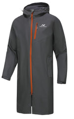 Nordic Outland rain jacket hood provides weather protection for rainy hikes
