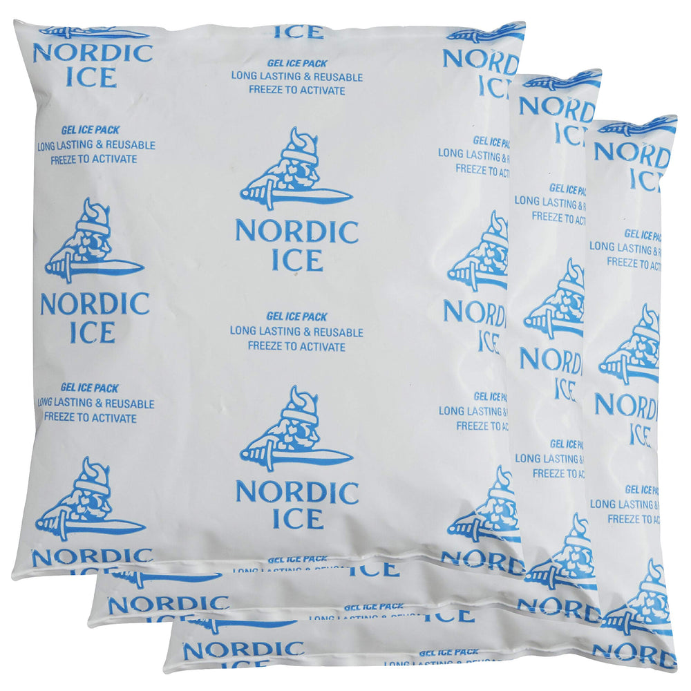 Nordic Pure Ice Packs 3-pack freezing quickly for instant fridge cooling on picnics.