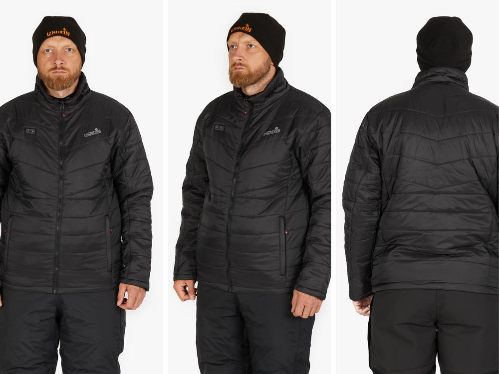 NORFIN Extreme 5 Heat Liner S worn under an outer jacket in cold weather