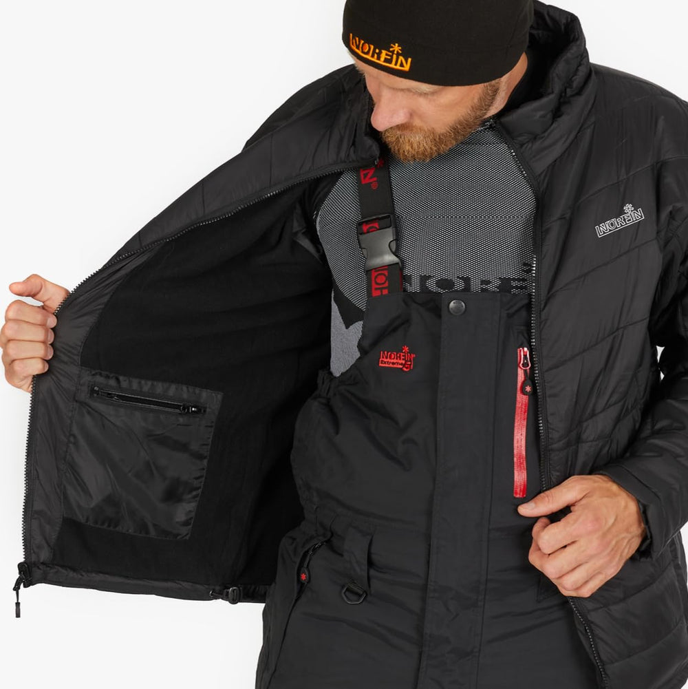 NORFIN Extreme 5 Heat Liner inside-pocket displaying secure storage for valuables