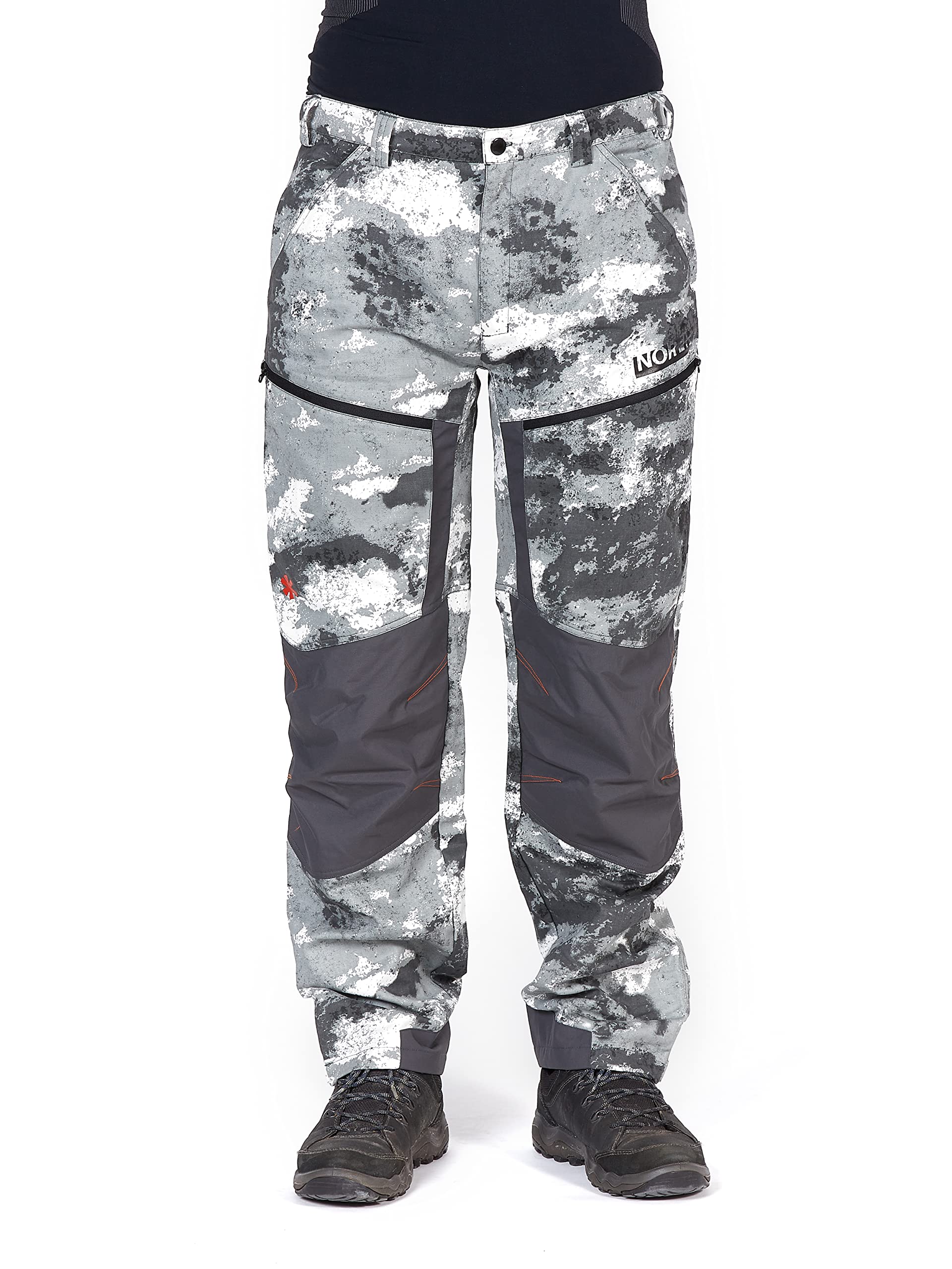 NORFIN Sigma Canvas Pants knee-reinforced detail, protects during kneeling and fishing.